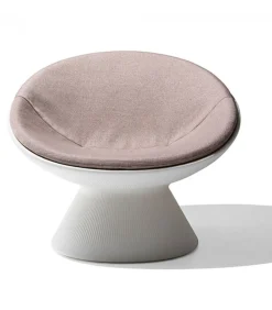 Poltrona Da Giardino, Accessoriabile Di Luce A Led, Cuscino E Kit Di Fissaggio A Terra.