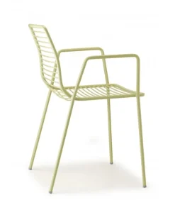 Poltrona Da Outdoor Summer Di Scab, Realizzata Interamente In Italia In Acciaio Zincato E Verniciato.