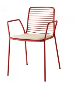 Poltrona Da Outdoor Summer Di Scab, Realizzata Interamente In Italia In Acciaio Zincato E Verniciato.