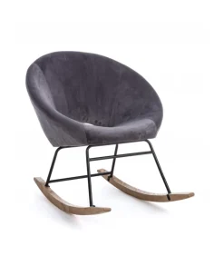 Poltrona Dondolo Annika Grigio Scuro