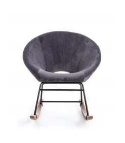 Poltrona Dondolo Annika Grigio Scuro