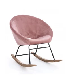 Poltrona Dondolo Annika Rosa Antico