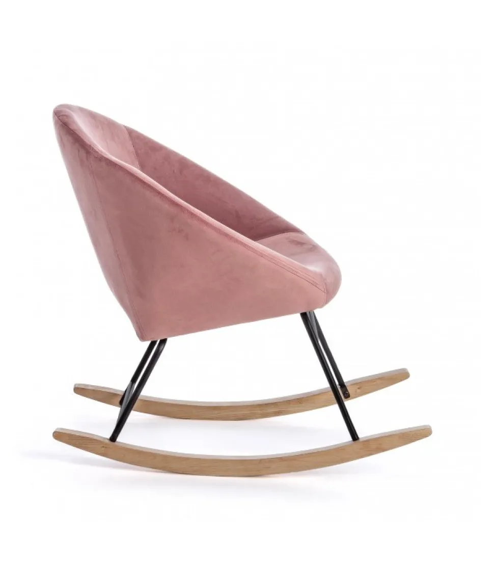 Poltrona Dondolo Annika Rosa Antico