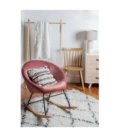 Poltrona Dondolo Annika Rosa Antico