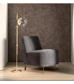 Poltrona Dory Imbottita Senza Braccioli Con Seduta Dallo Spessore Generoso