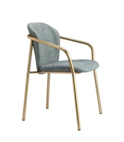 Poltrona Finn 2892 Di Scab, Imbottita Con Struttura In Tubo Di Acciaio Verniciato.