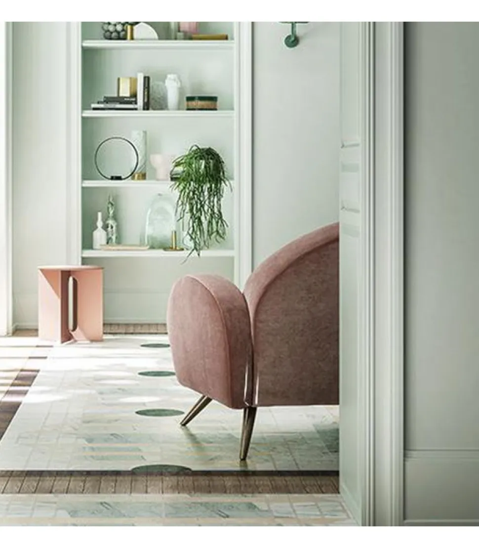 Poltrona Imbottita Sfoderabile Con Moltissimi Tessuti