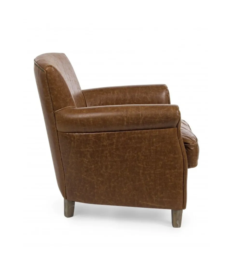 Poltrona Nebraska Marrone Vintage