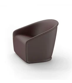 Poltrona Per Il Giardino In Polietilene, Certificata Da Catas, 100% Made In Italy.