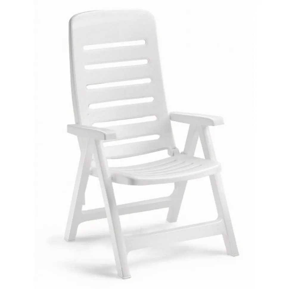 Poltrona Quintilla Di Scab, Con Schienale Regolabile, E Chiudibile. 100% Made In Italy.