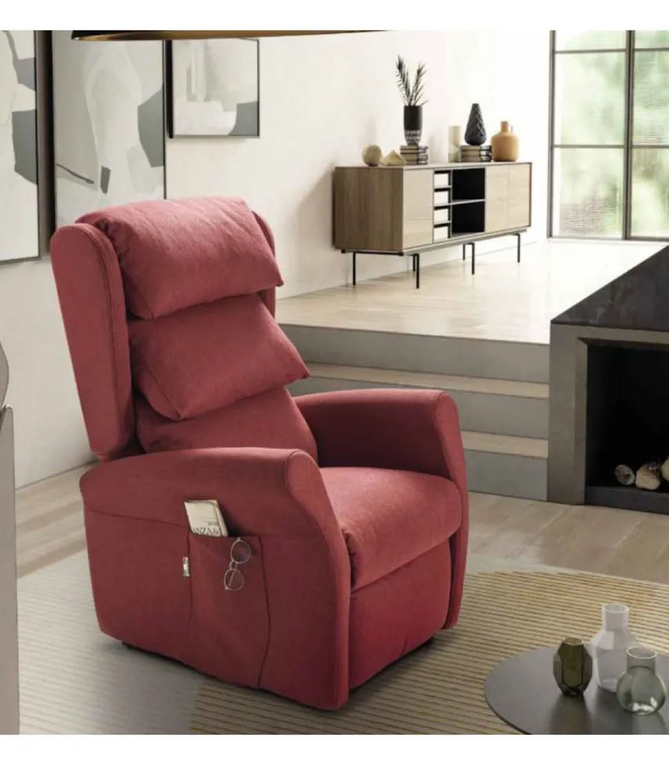 Poltrona Relax Carol Di Il Benessere, Imbottita In Poliuretano Memory Foam E Accessoriabile Di Kit Vibro.