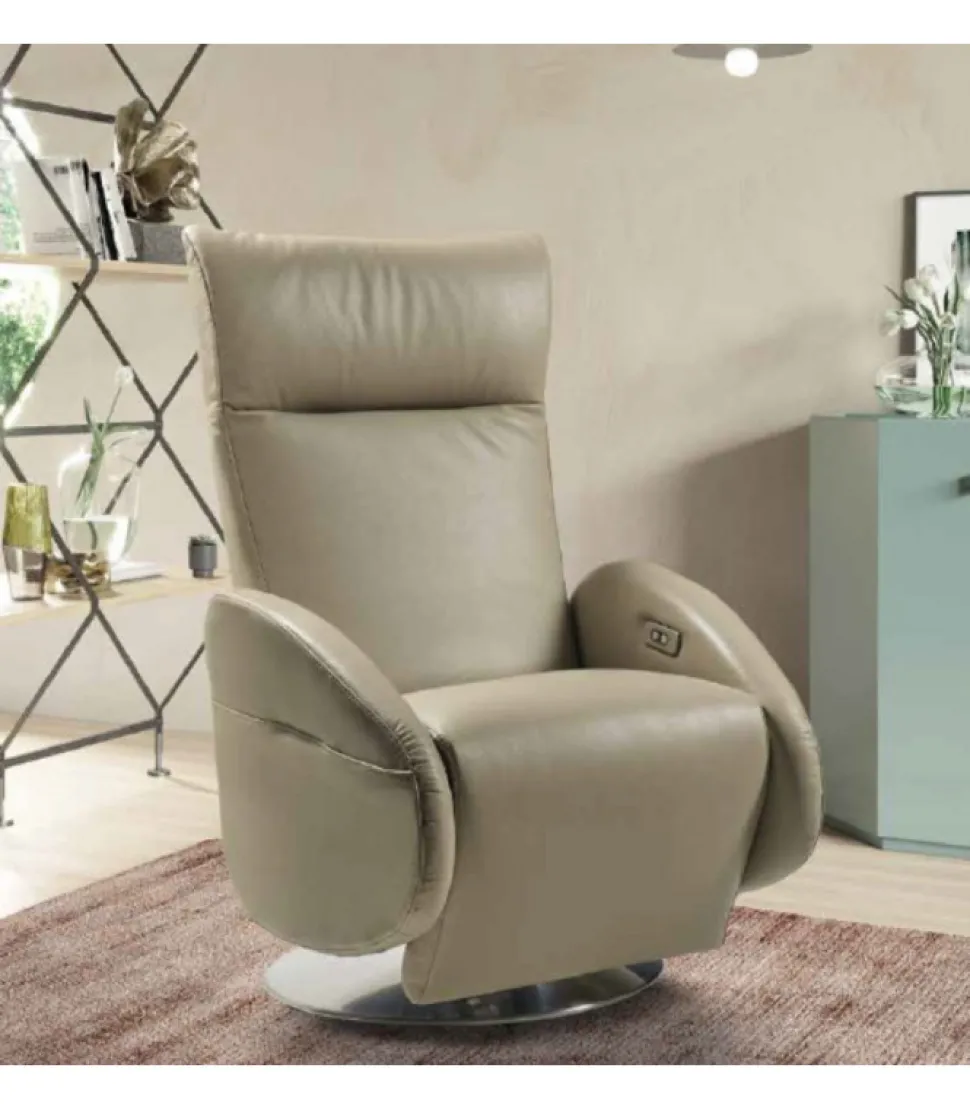 Poltrona Relax Girevole Champion Di Il Benessere - Comfort E Stile Made In Italy.