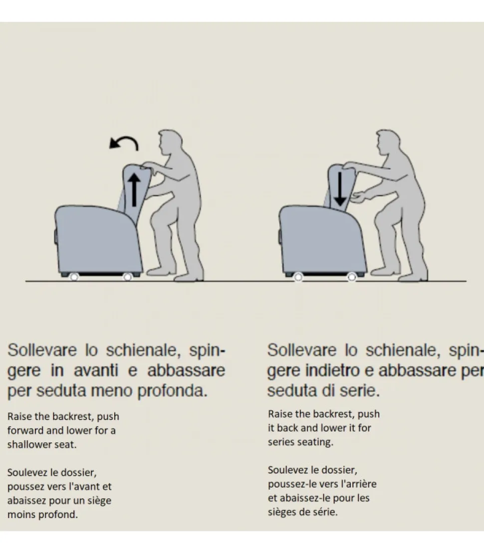 Poltrona Relax Magic Di Il Benessere Imbottita In Poliuretano, Memory Foam.