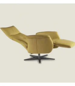 Poltrona Relax Nina Con La Nostra Poltrona Imbottita In Poliuretano, Rivestita In Tessuto O Pelle.