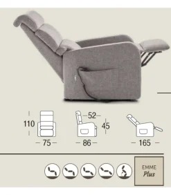 Poltrona Relax Silvia Di Il Benessere: Dispositivo Medico Made In Italy Accessoriabile Con Il Kit Vibro.