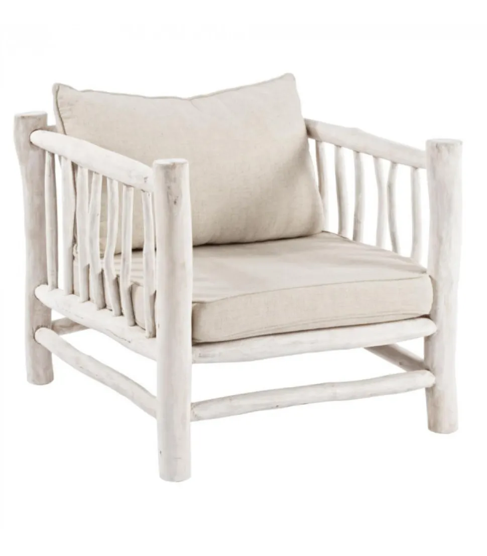 Poltrona Sahel Struttura In Rami Di Teak