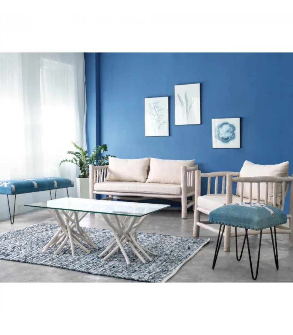 Poltrona Sahel Struttura In Rami Di Teak