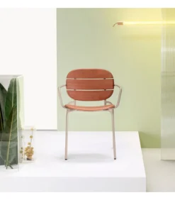 Poltrona Si-Si Di Scab, 100% Made In Italy, Con Certificazione Forest Stewardship Council (Fsc).