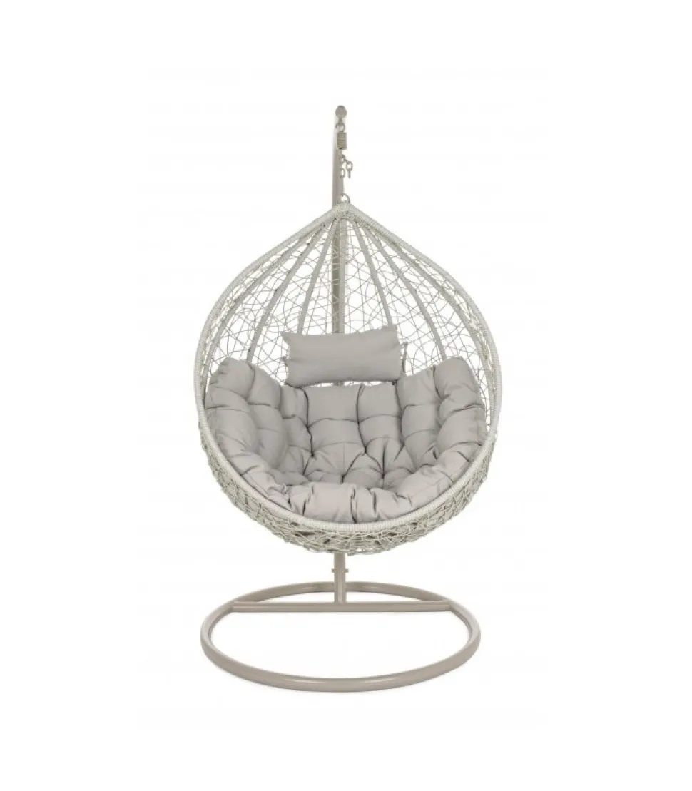 Poltrona Sospesa Con Cuscino Amirantes Grigio To