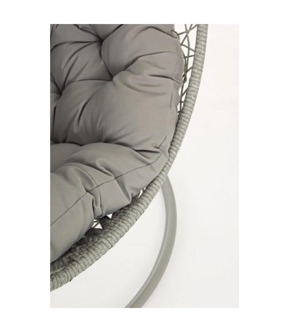 Poltrona Sospesa Con Cuscino Amirantes Grigio To