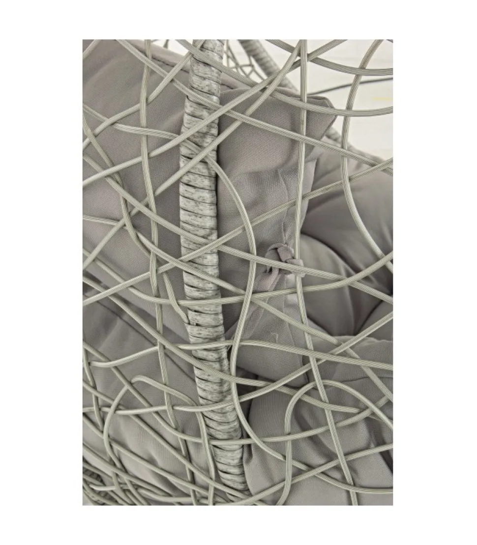 Poltrona Sospesa Con Cuscino Amirantes Grigio To