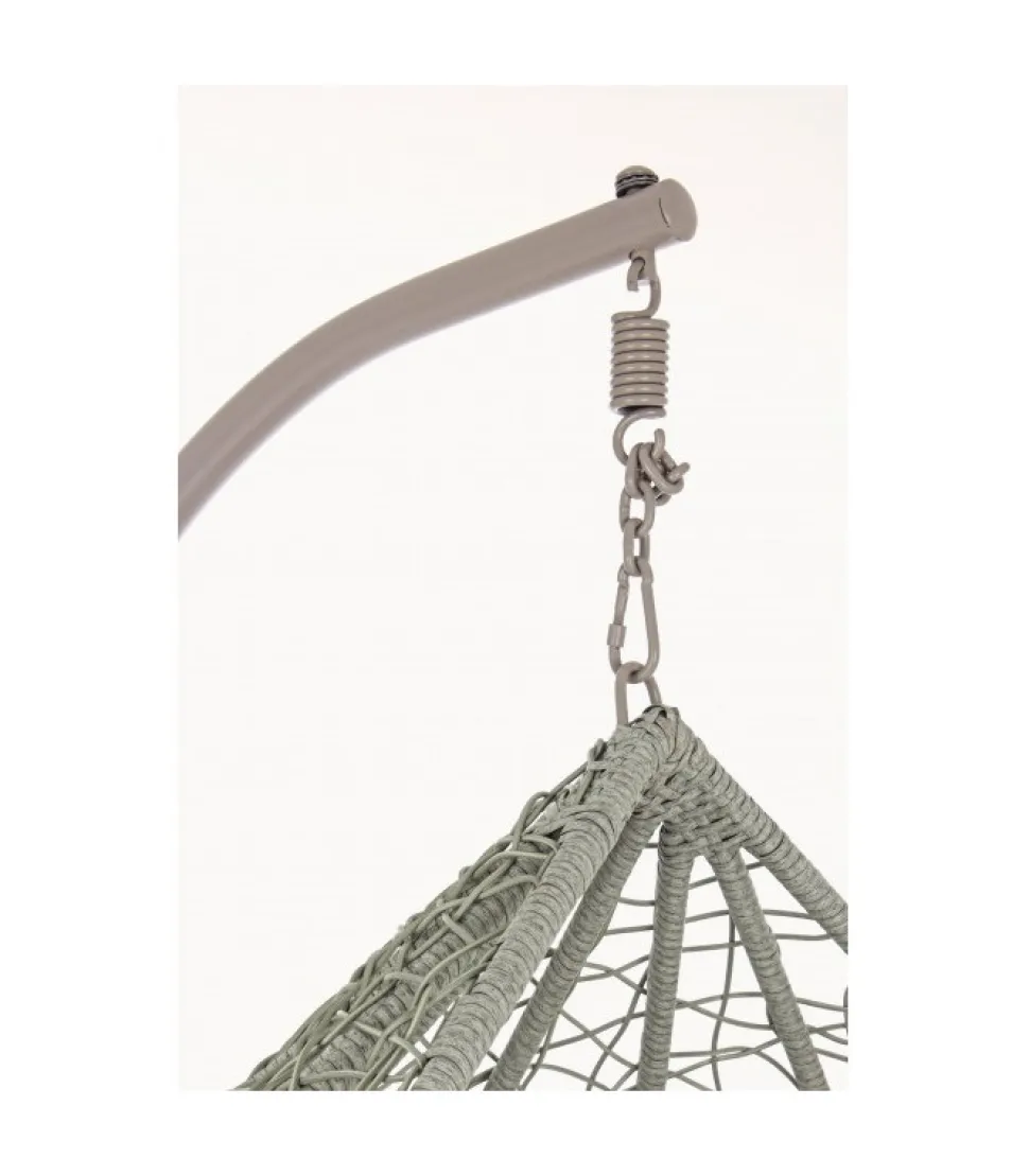 Poltrona Sospesa Con Cuscino Amirantes Grigio To