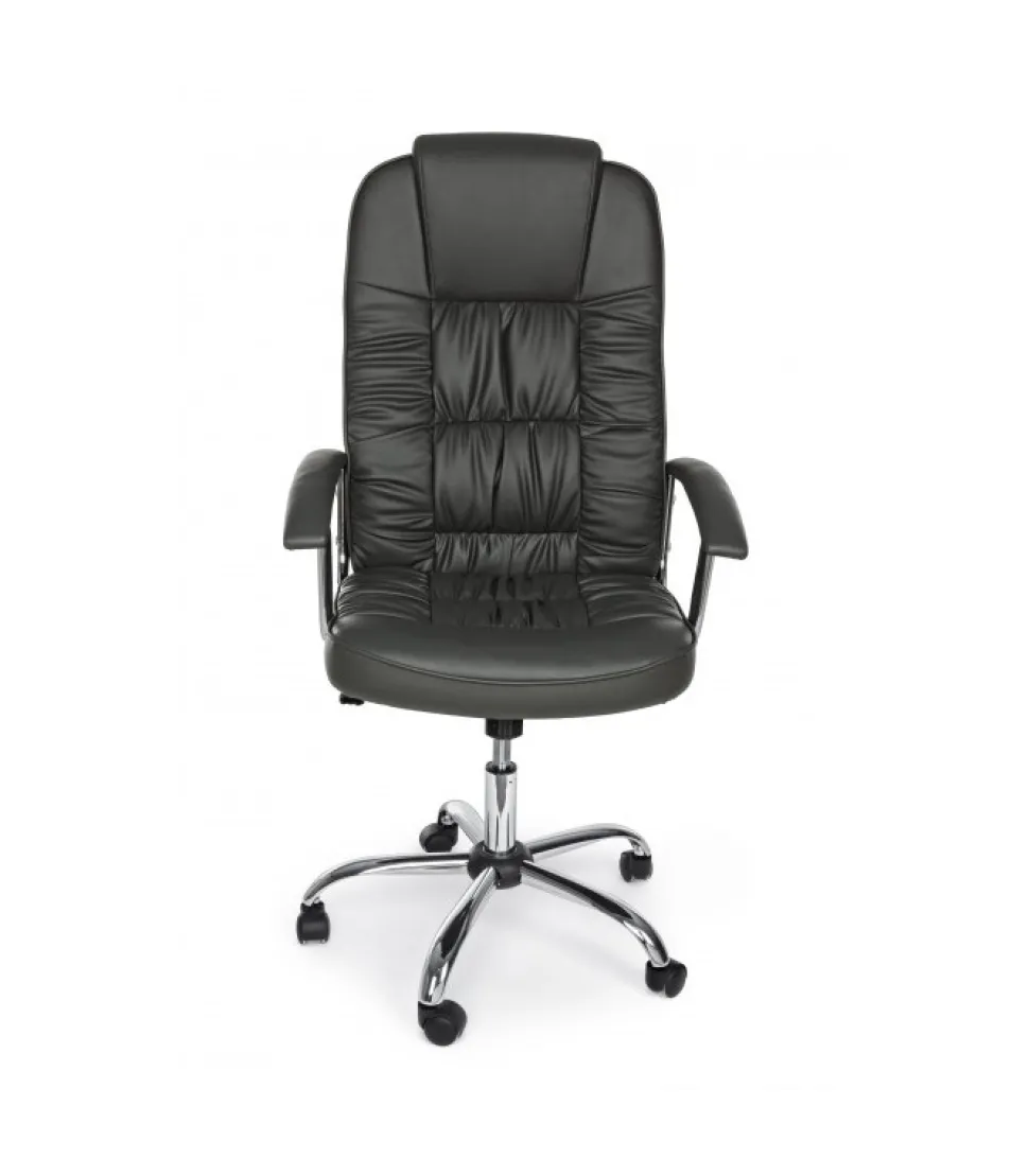 Poltrona Uff. C-Br Dehli Grigio Scuro