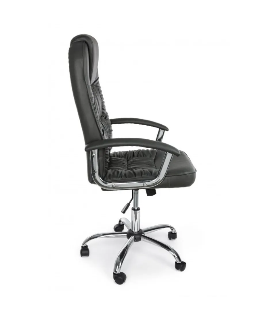 Poltrona Uff. C-Br Dehli Grigio Scuro