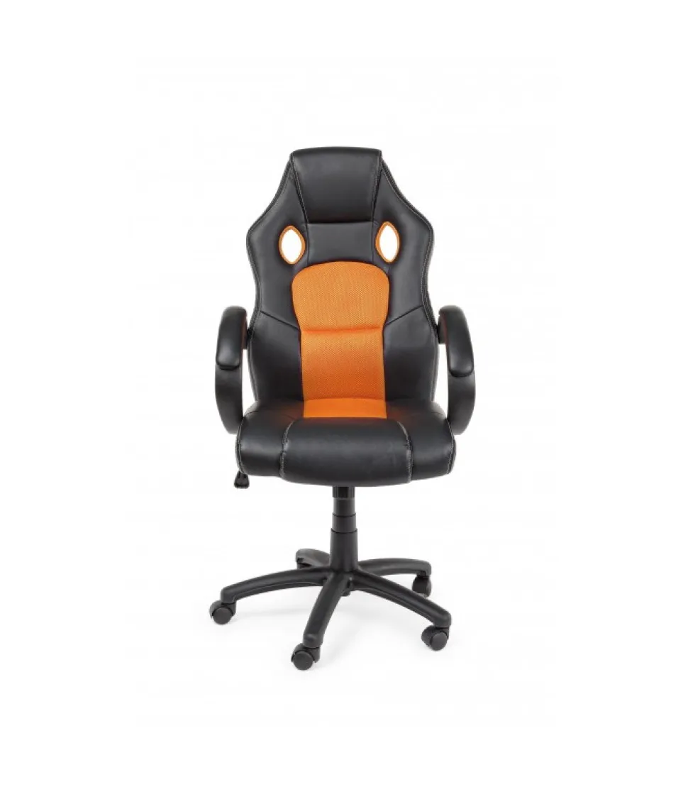 Poltrona Uff C-Br Racing Nero-Arancio