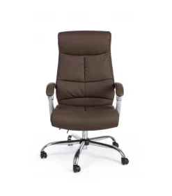 Poltrona Uff.C-Br Lisbona Marrone Reclin