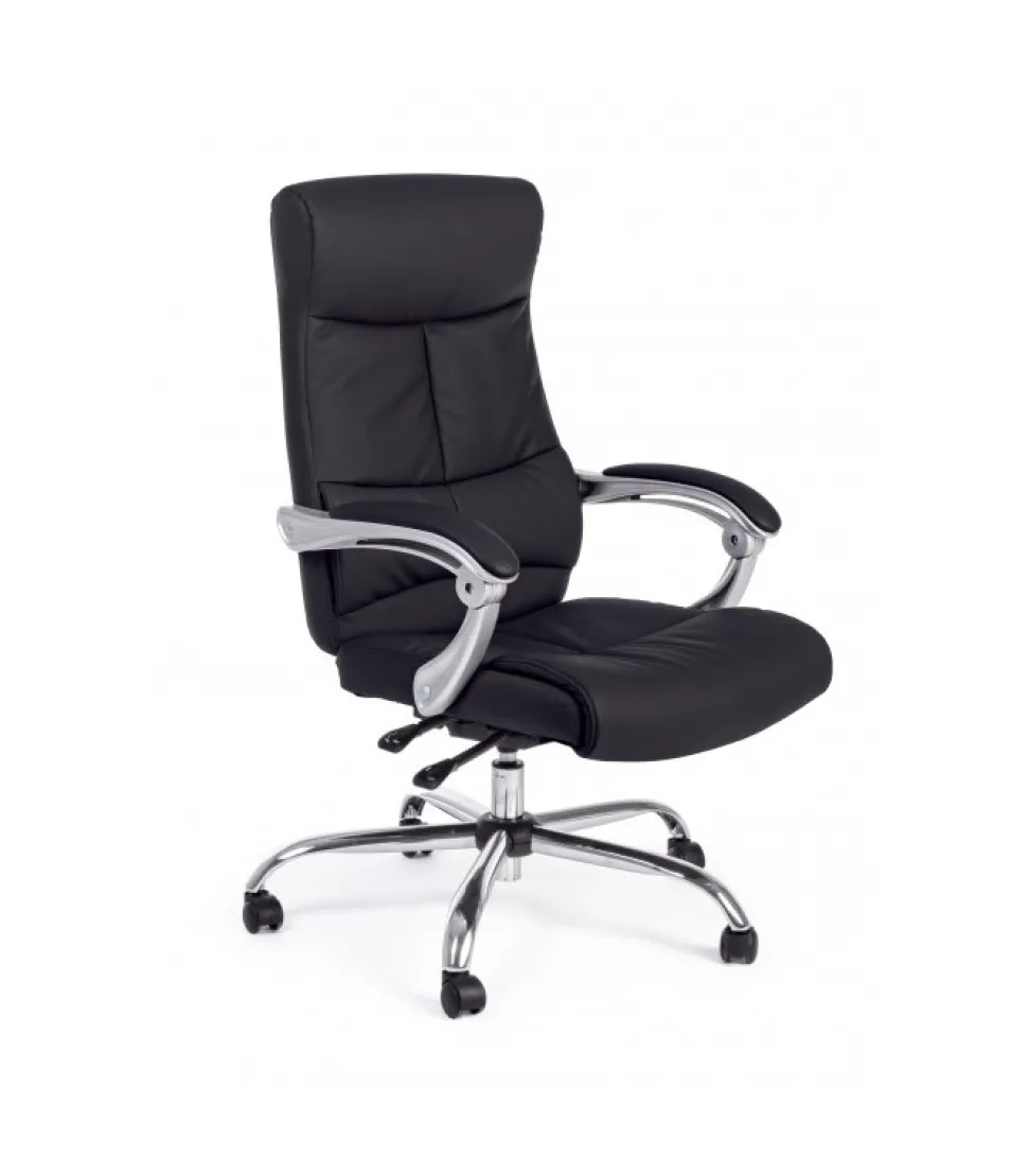 Poltrona Uff.C-Br Lisbona Nero Reclin