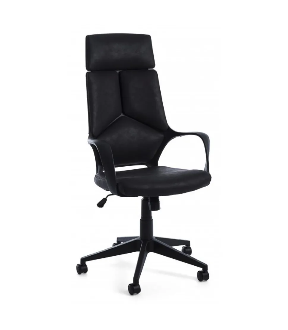 Poltrona Uff.Damon Sch.Alto Nero