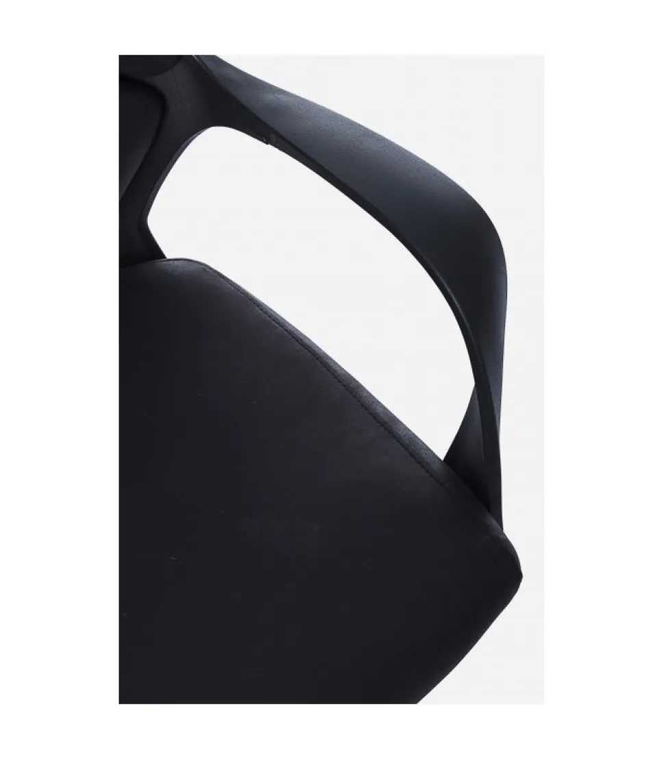 Poltrona Uff.Damon Sch.Alto Nero