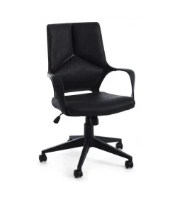 Poltrona Uff.Damon Sch.Basso Nero