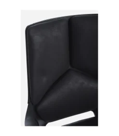 Poltrona Uff.Damon Sch.Basso Nero