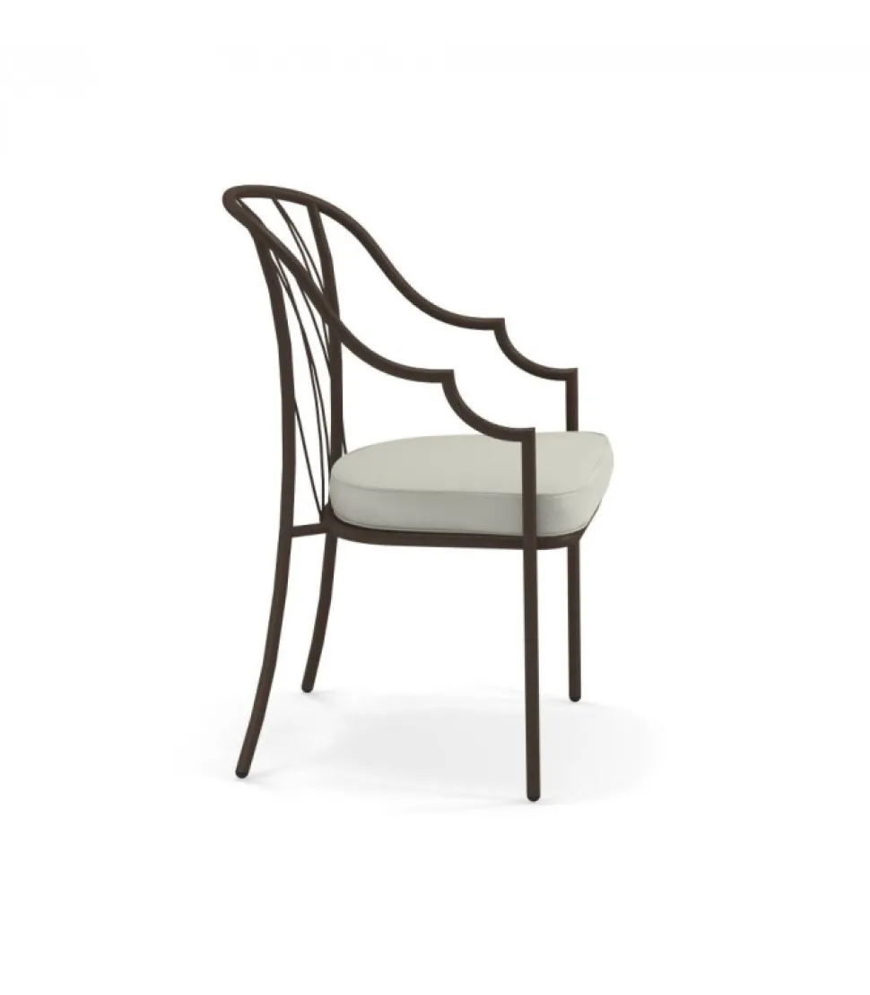 Poltroncina Da Giardino Como Sa Con Schienale Alto.