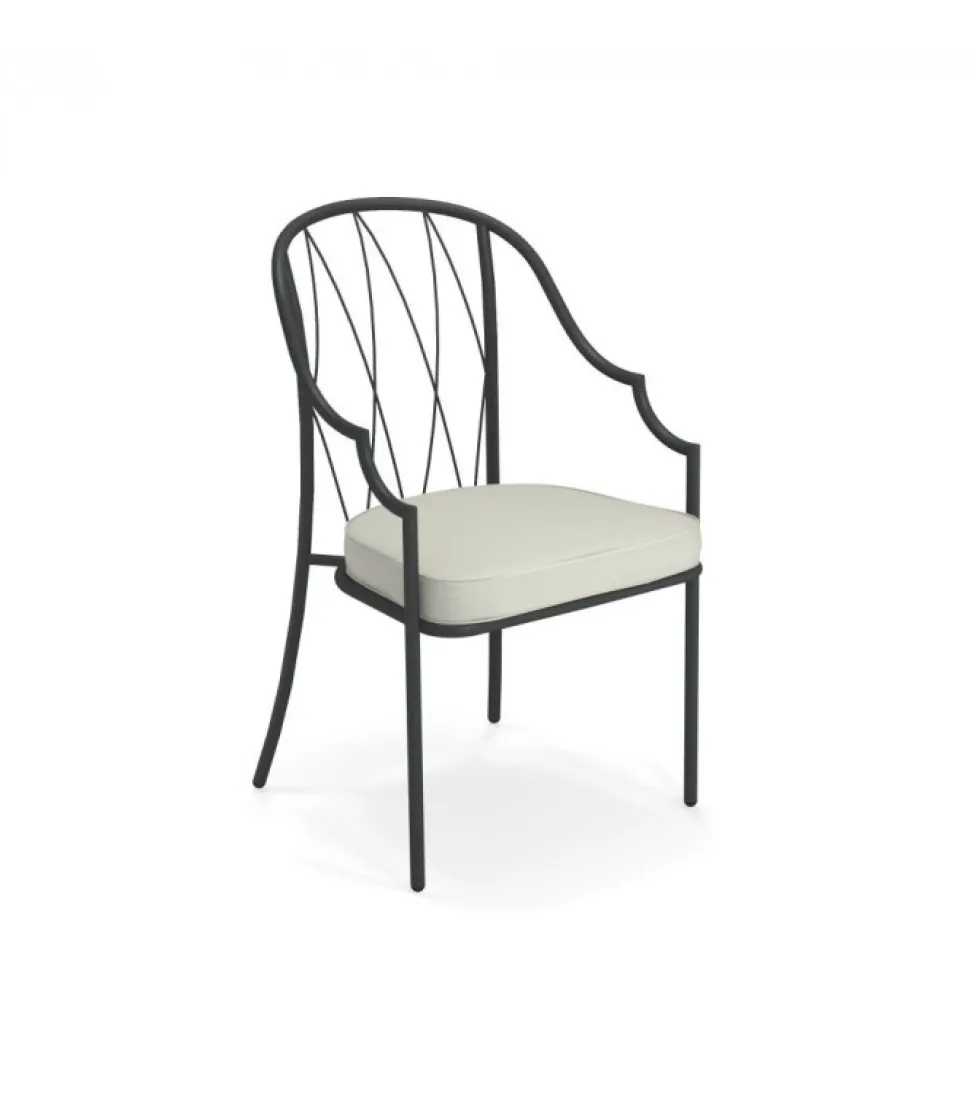 Poltroncina Da Giardino Como Sa Con Schienale Alto.