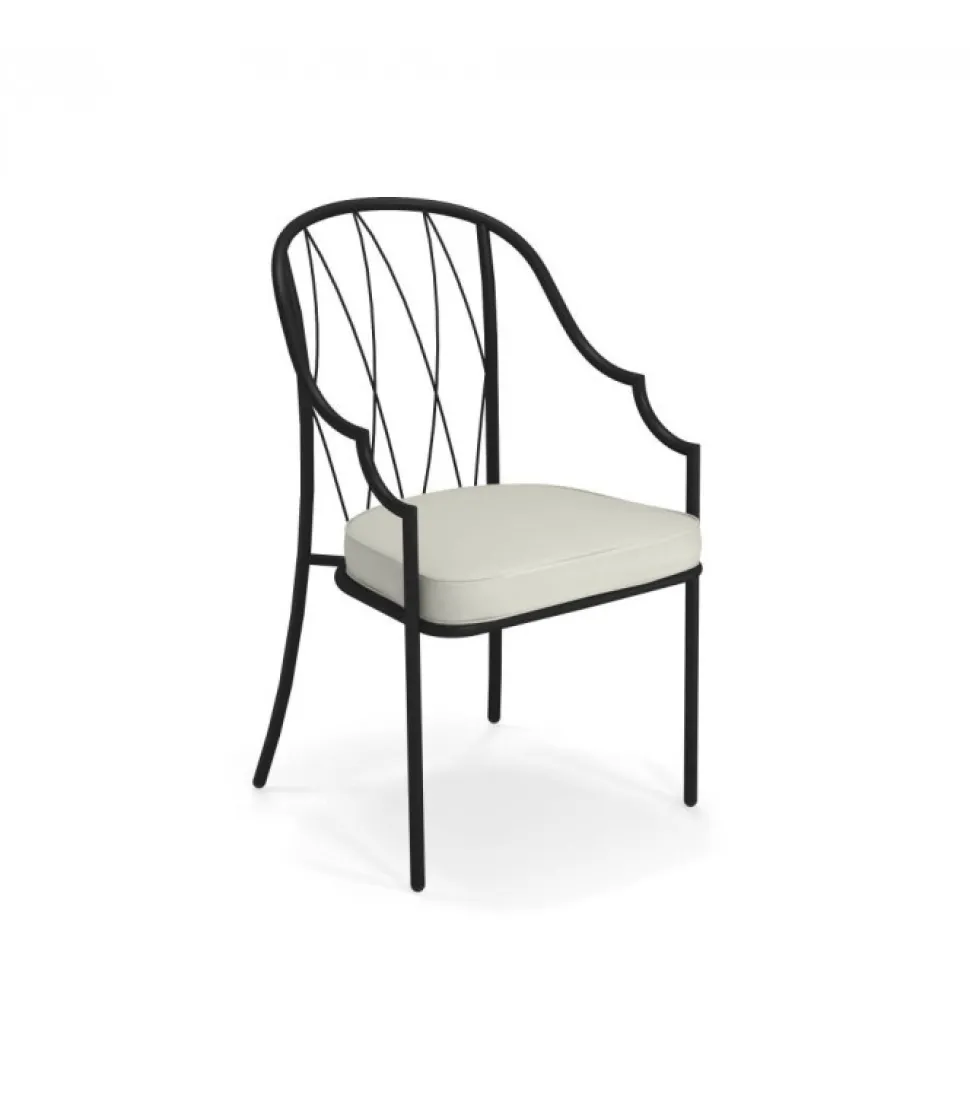 Poltroncina Da Giardino Como Sa Con Schienale Alto.