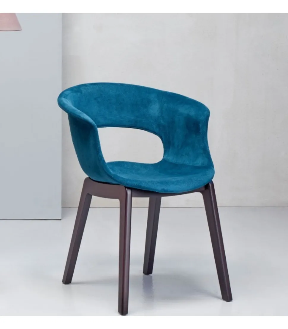 Poltroncina Natural Miss B Pop 2802, Realizzata In Italia Con Materiali Italiani Da Scab.