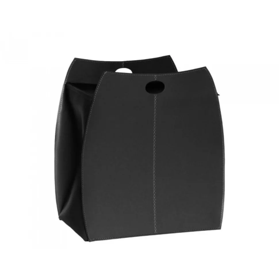 Portabiancheria Alessio In Cuoio Cucito A Mano