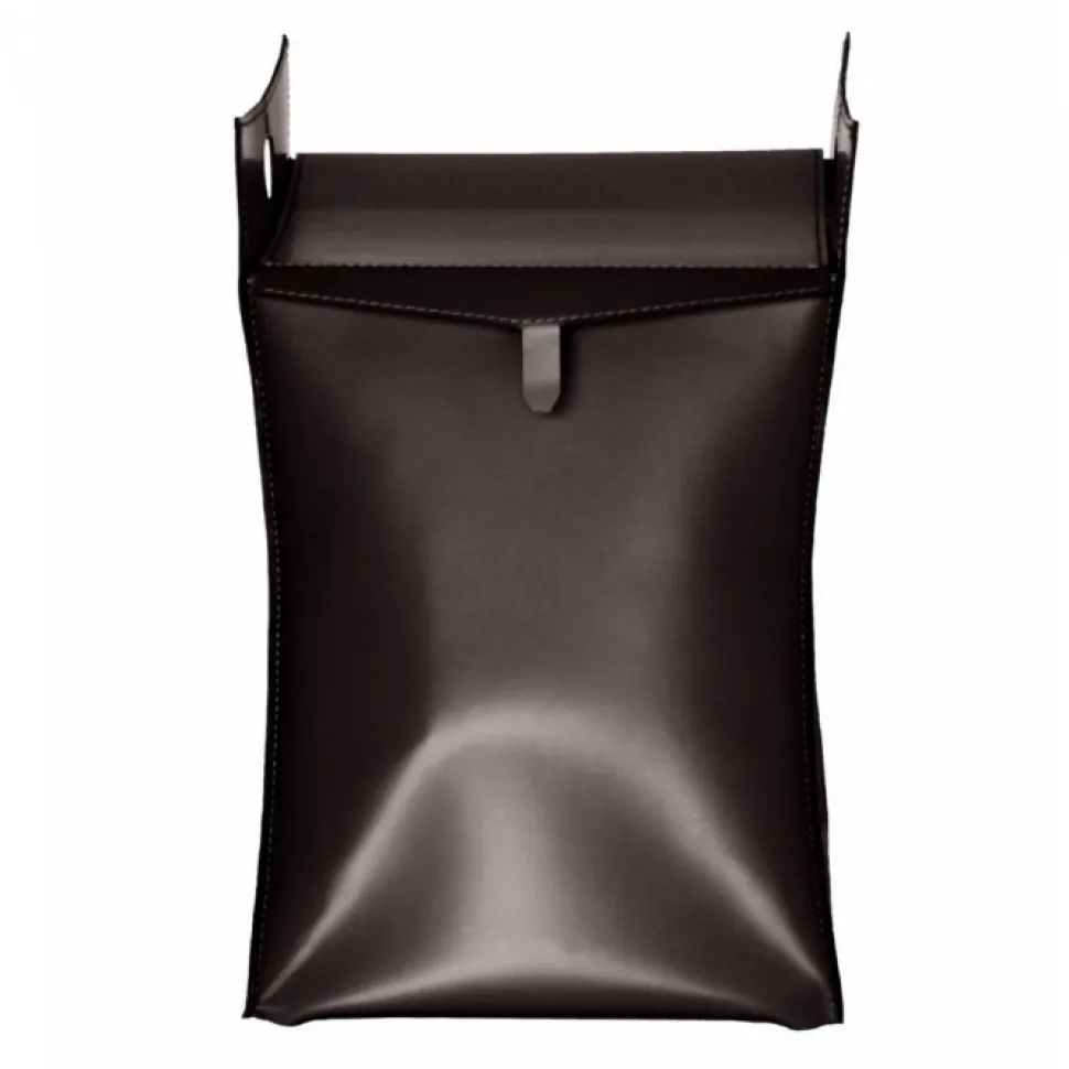 Portabiancheria Paul In Cuoio Cucito A Mano