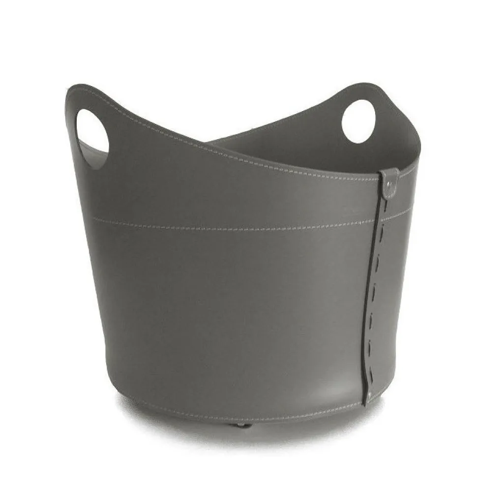 Portaoggetti Cadin In Cuoio Cucito A Mano