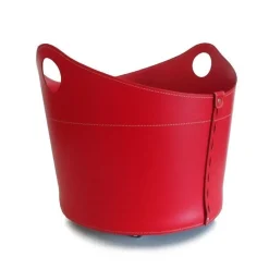 Portaoggetti Cadin In Cuoio Cucito A Mano