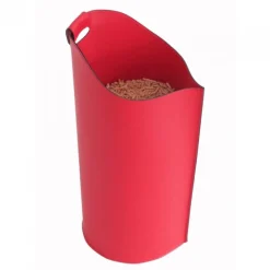 Portaoggetti Sapel In Cuoio Cucito A Mano