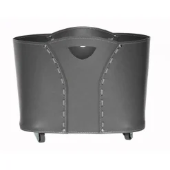 Portaoggetti Volta In Cuoio Cucito A Mano