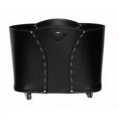 Portaoggetti Volta In Cuoio Cucito A Mano