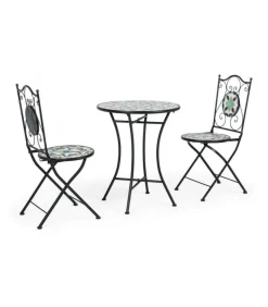 Positano Set 2 Sedie Pieghevoli + Tavolo