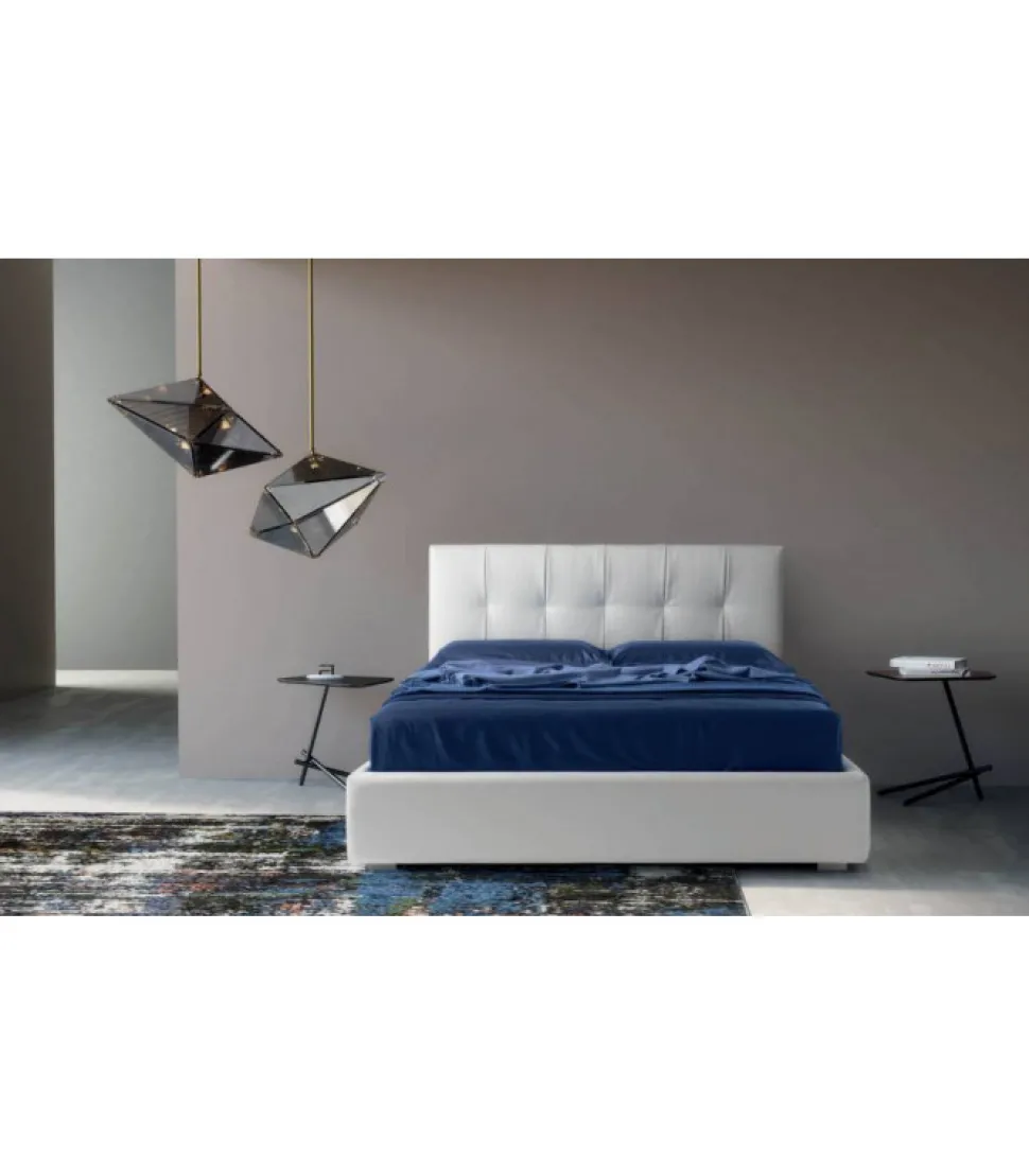 Positive, Letto Contenitore Imbottito Dalle Linee Moderne Ed Eleganti