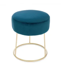 Pouf Clarissa Deep D35 Gambe In Acciaio Verniciato A Polvere Epossidica