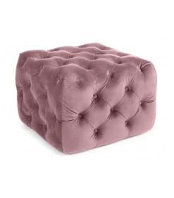Pouf Evan Velluto Blush S